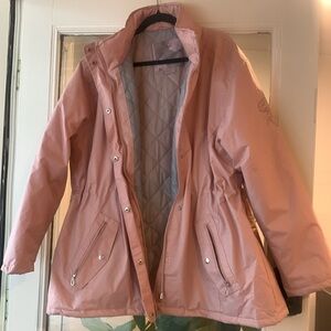 EUC Atlas for‎ Women Light Pink Outdoor Insulated Winter Parka Coat Women 24-26